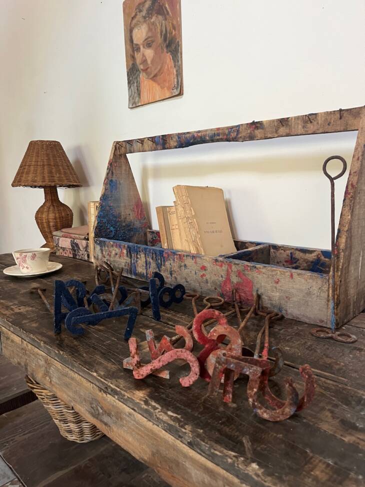 Ancien outil agricole de marquage – Image 6
