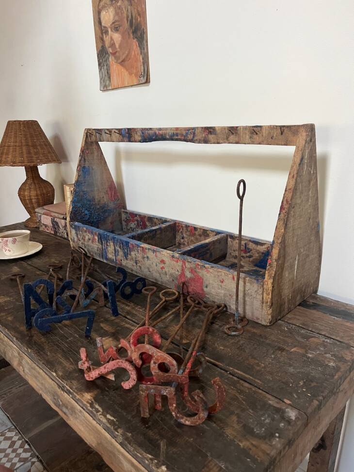 Ancien outil agricole de marquage – Image 8