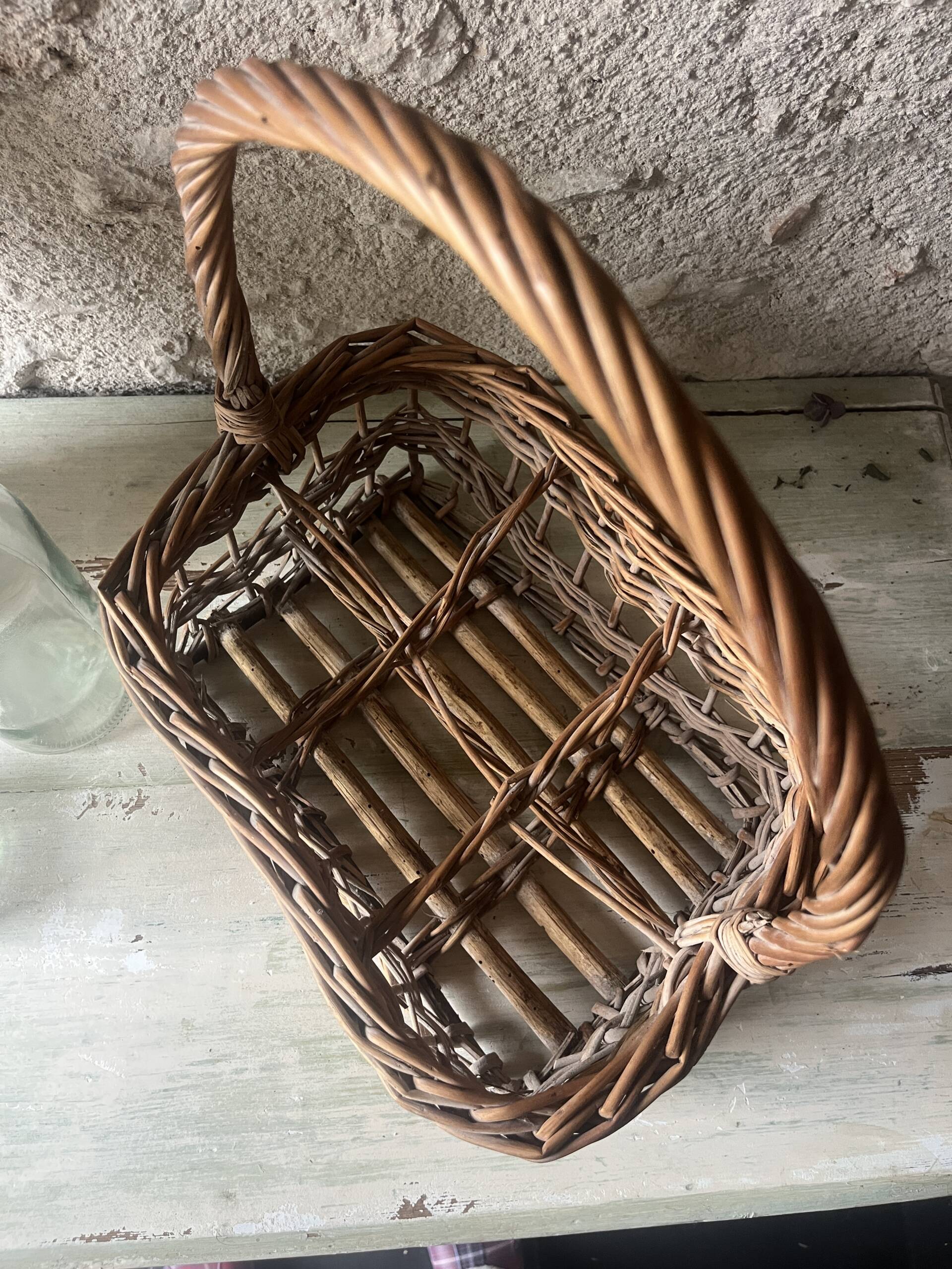 Porte bouteilles rotin – Image 4